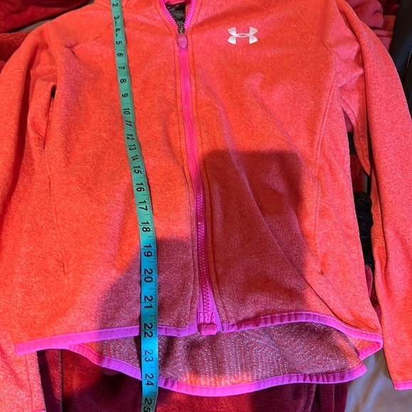 Under  Armour Cold Gear Infrared Fleece full zip Sweatshirt Sz S - Picture 7 of 15
